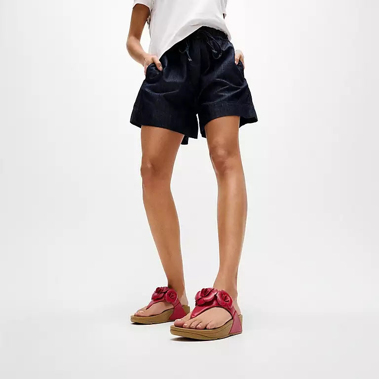 FitFlop Lulu Flower Toe-Post Sandals