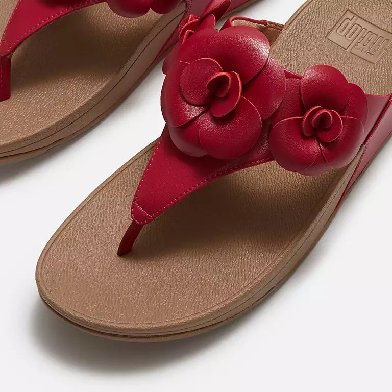 FitFlop Lulu Flower Toe-Post Sandals