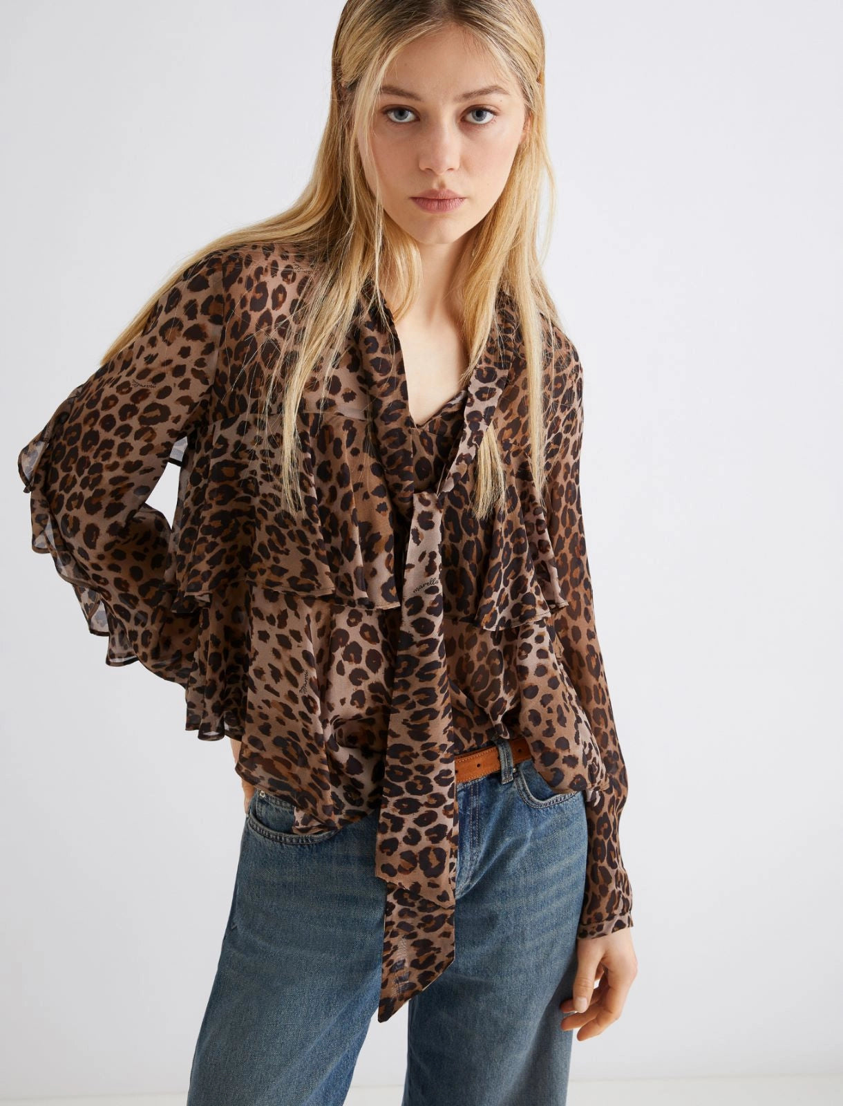 MARELLA camicia con balze GALA 
