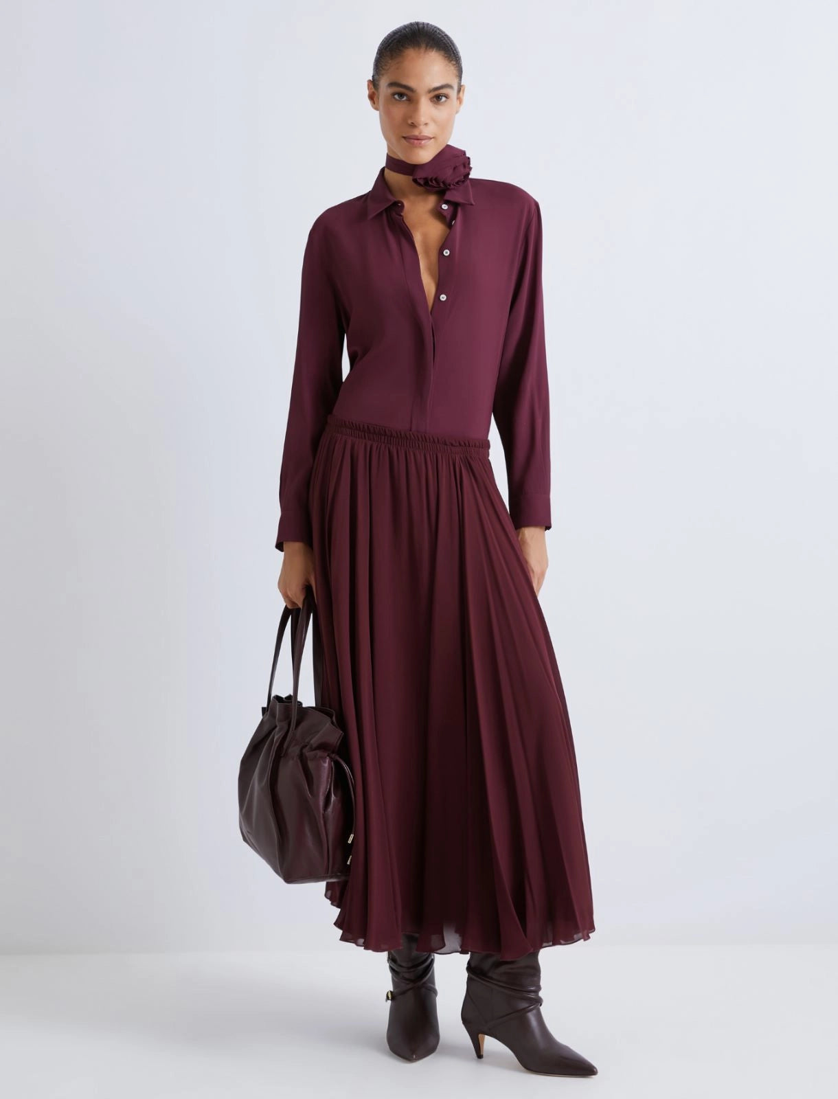 MARELLA camicia in crepe misto seta CABIRIA