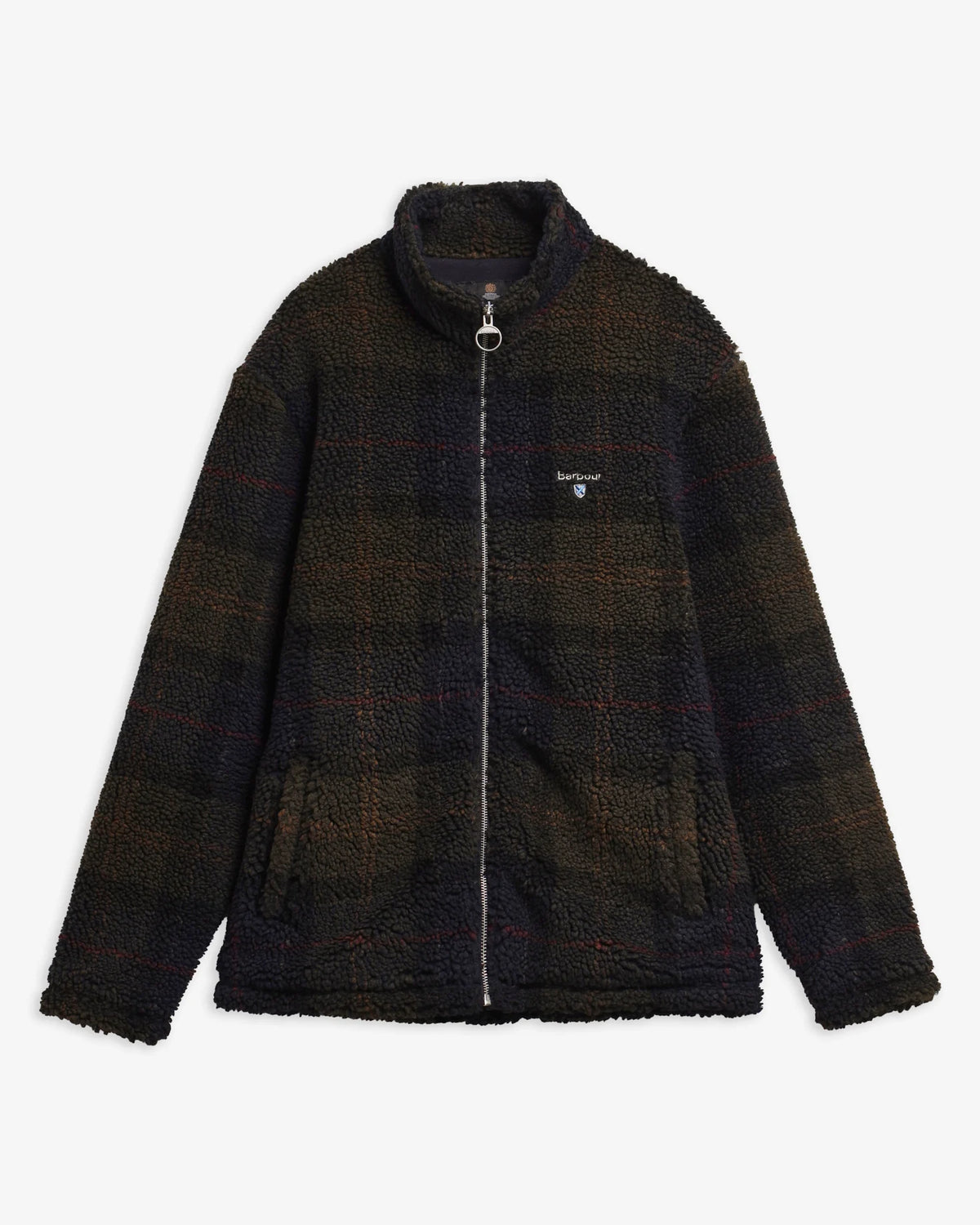 Barbour Pile Sherpa con Motivo Tartan