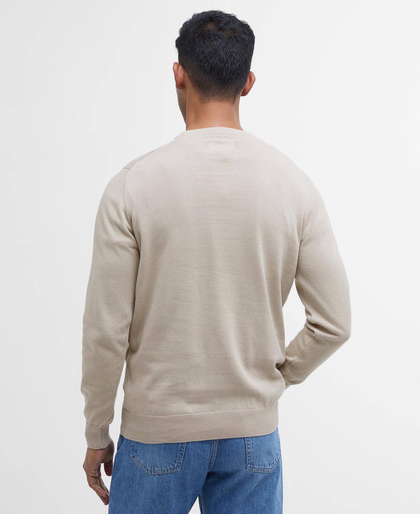 BARBOUR Maglione girocollo in cotone Pima