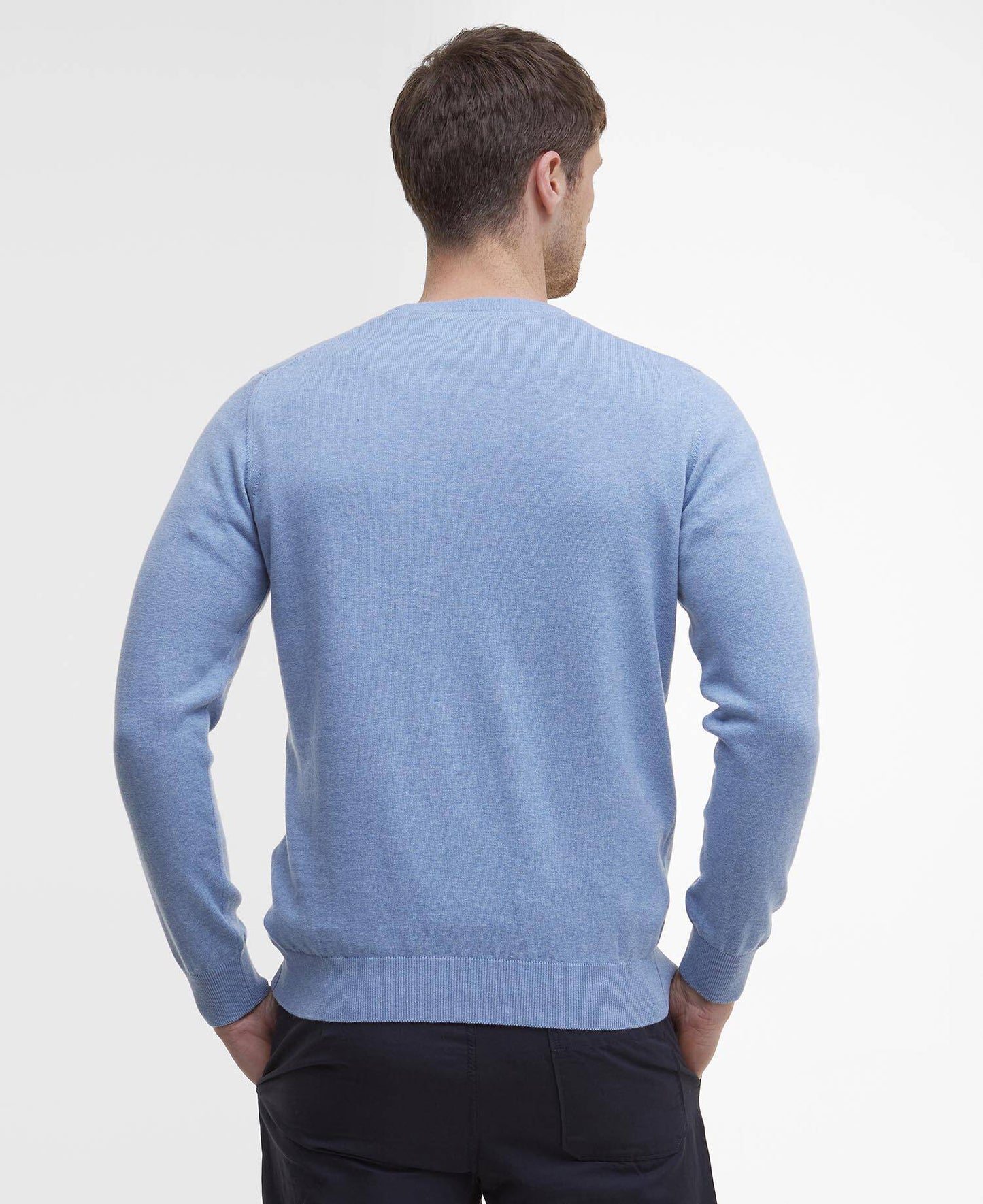 BARBOUR Maglione girocollo in cotone Pima