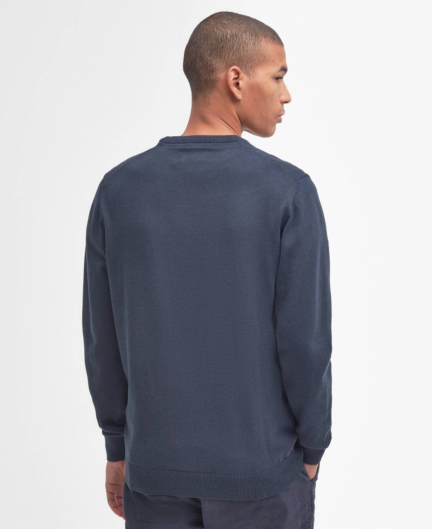 BARBOUR Maglione girocollo in cotone Pima