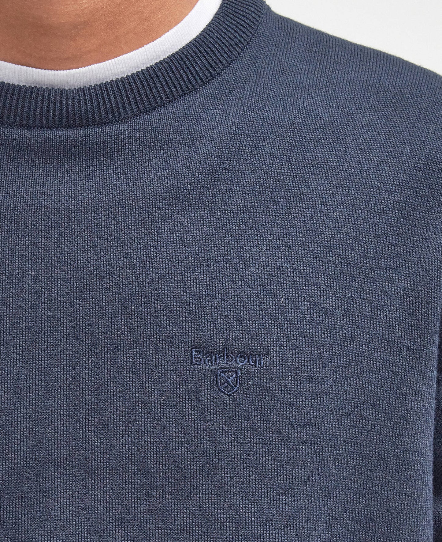 BARBOUR Maglione girocollo in cotone Pima