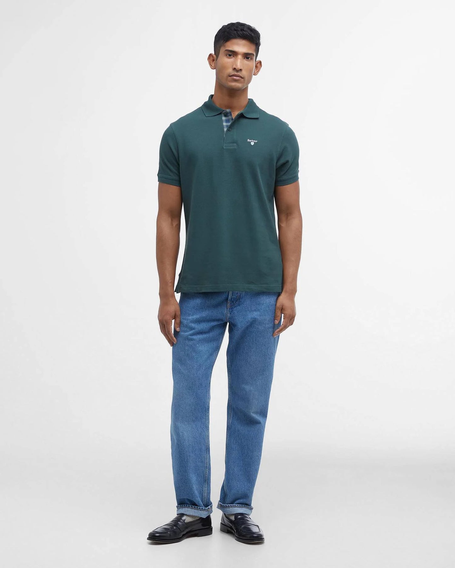 Tartan Pique Polo Shirt