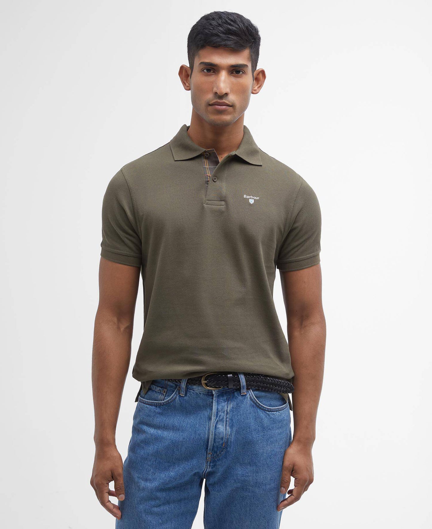 Tartan Pique Polo Shirt