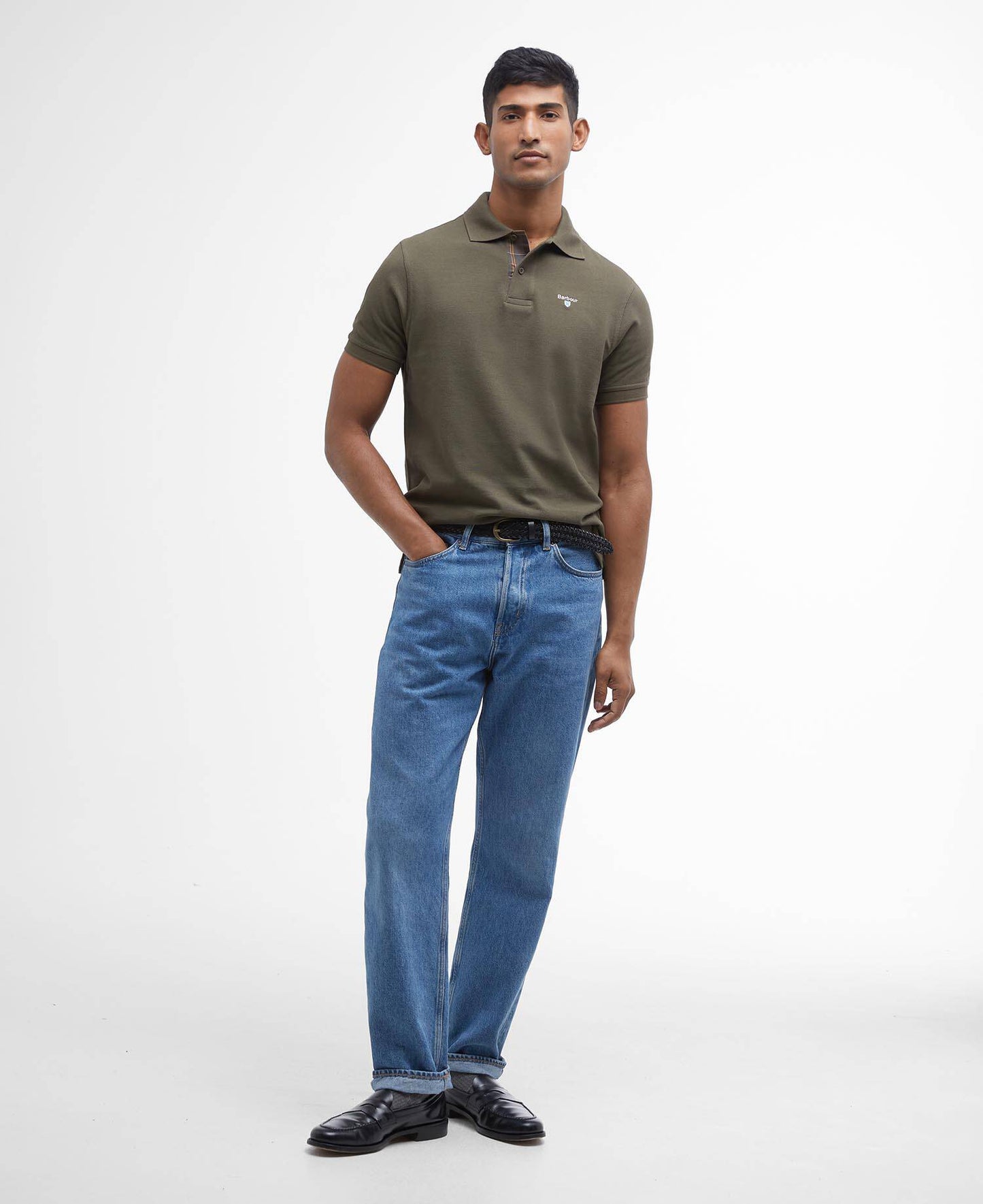 Tartan Pique Polo Shirt