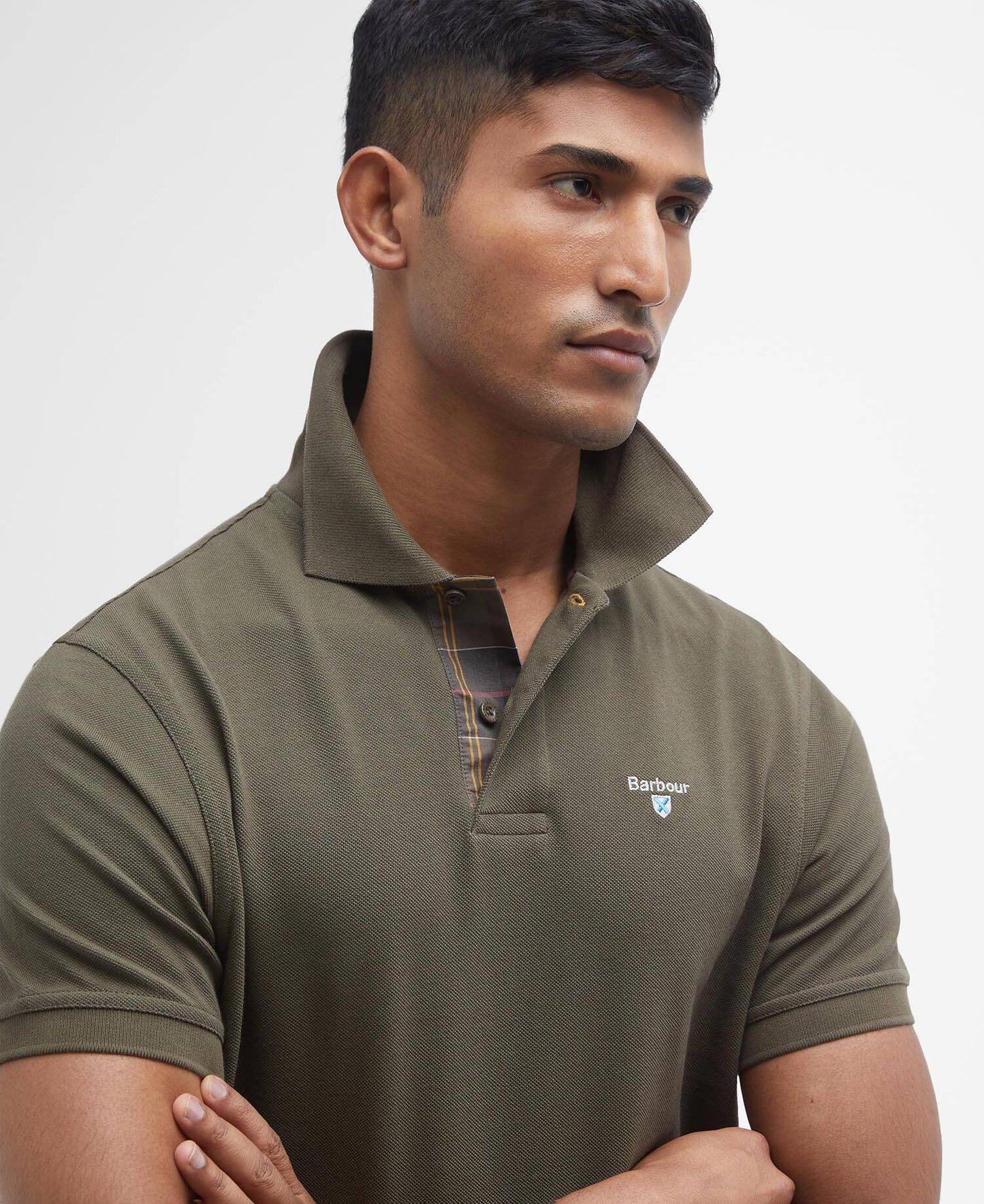 Tartan Pique Polo Shirt