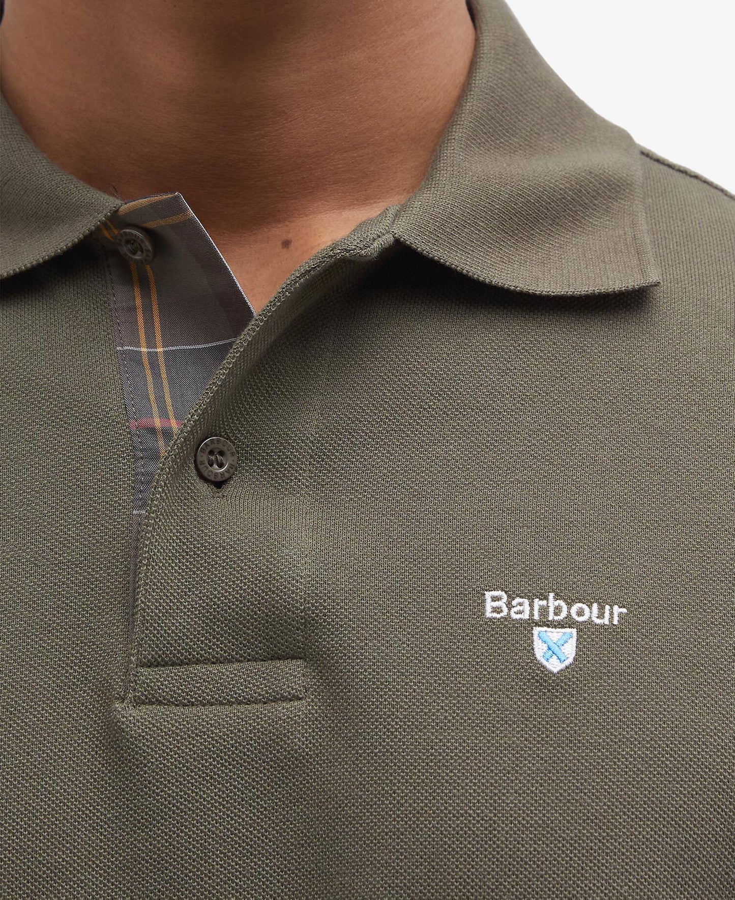 Tartan Pique Polo Shirt