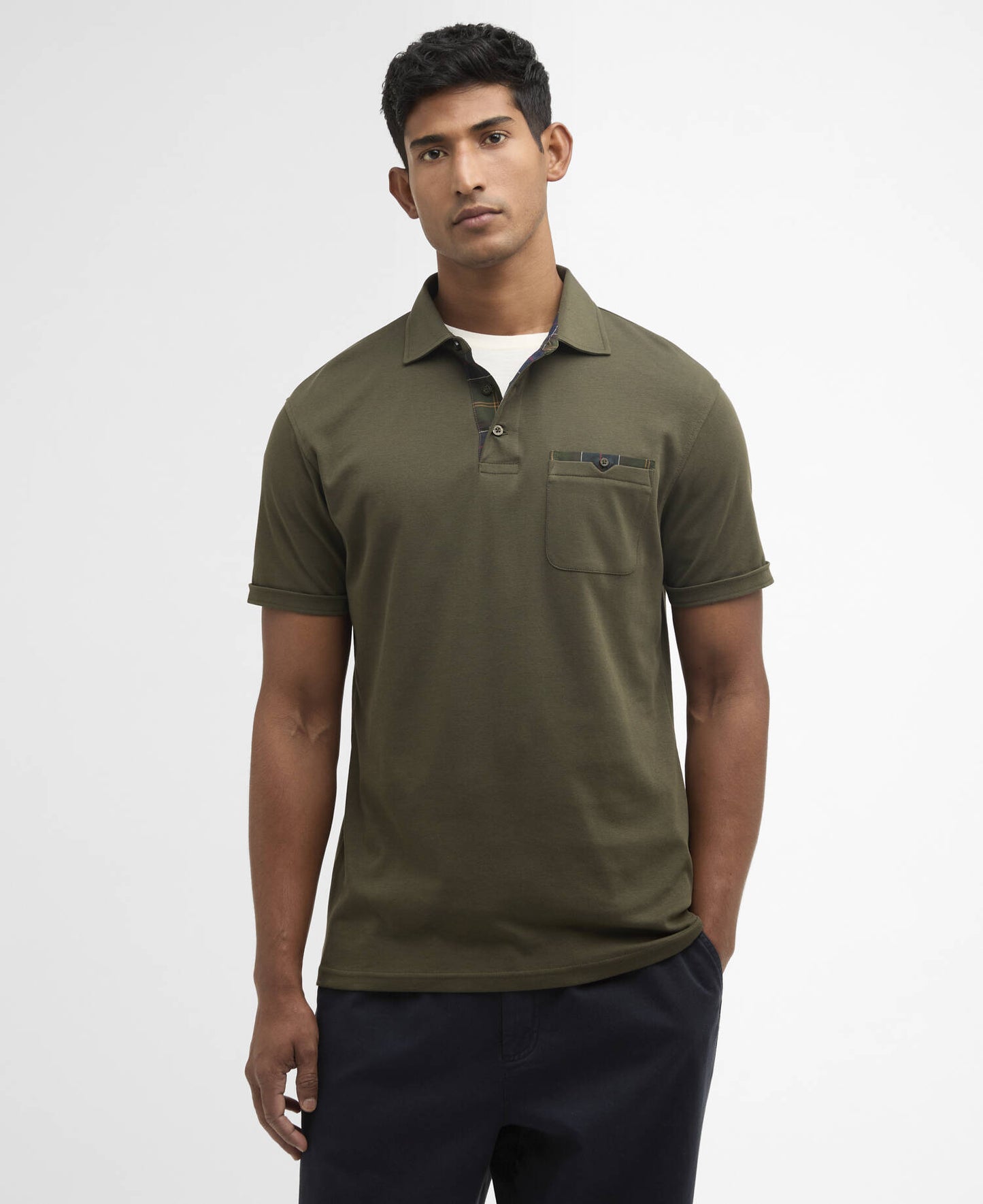 BARBOUR Polo Corpatch a maniche corte leggermente aderente