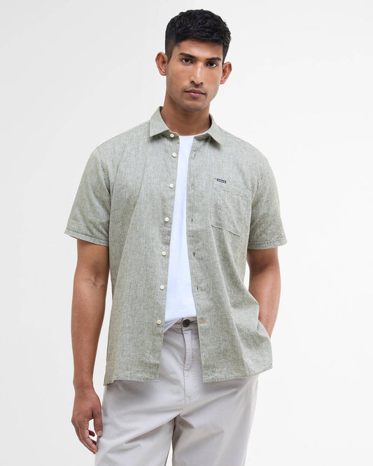 BARBOUR Camicia estiva a maniche corte Nelson