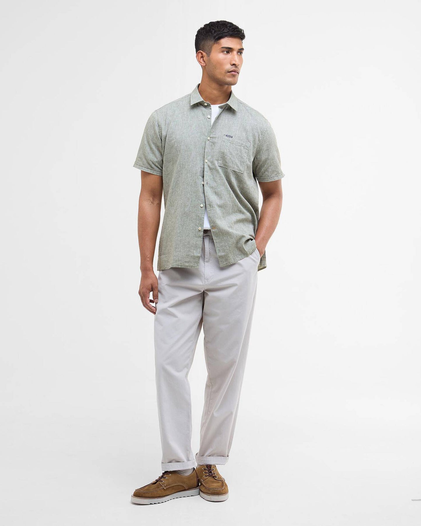 BARBOUR Camicia estiva a maniche corte Nelson