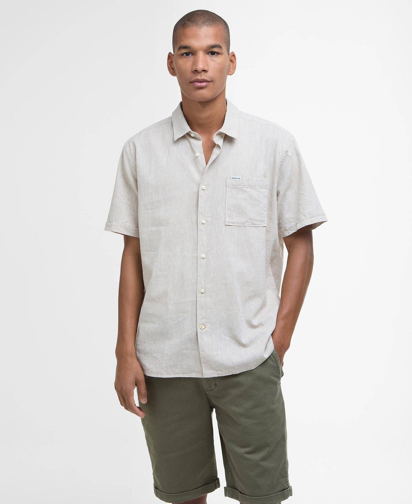 BARBOUR Camicia estiva a maniche corte Nelson