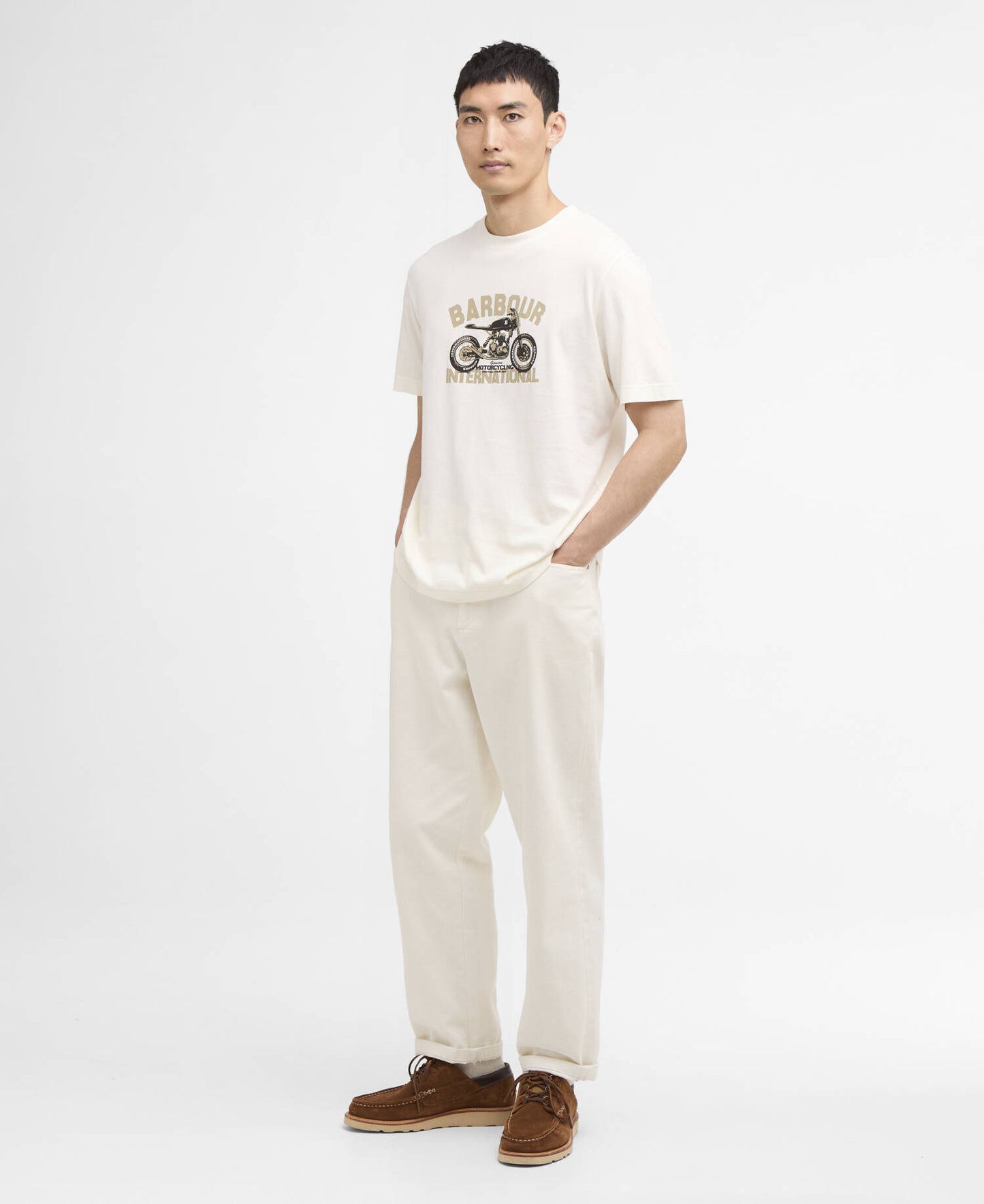 BARBOUR T-shirt con stampa Shifter