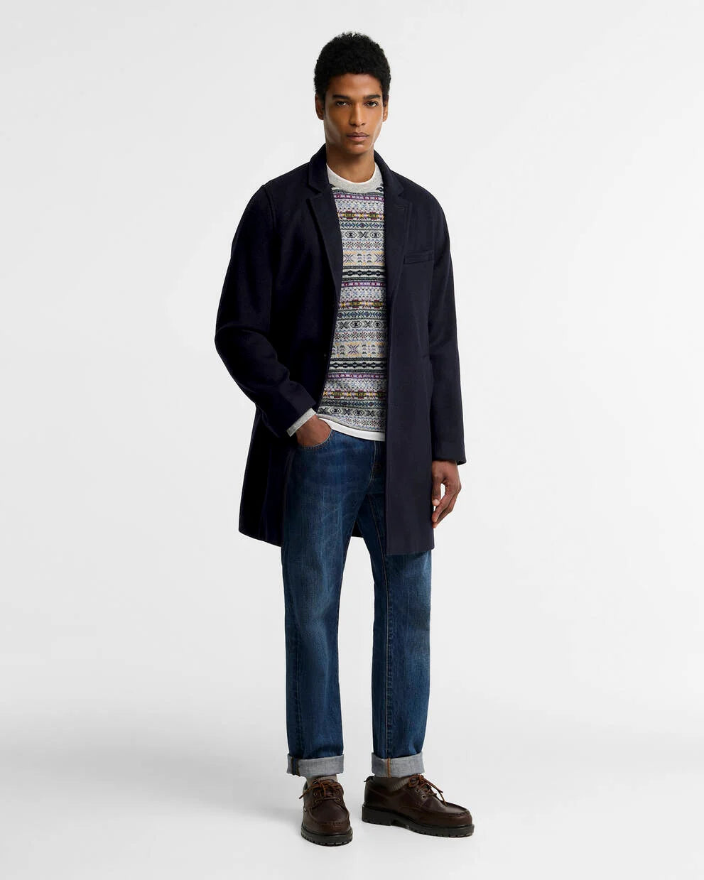 Barbour Cappotto in lana Umbridge leggermente aderente