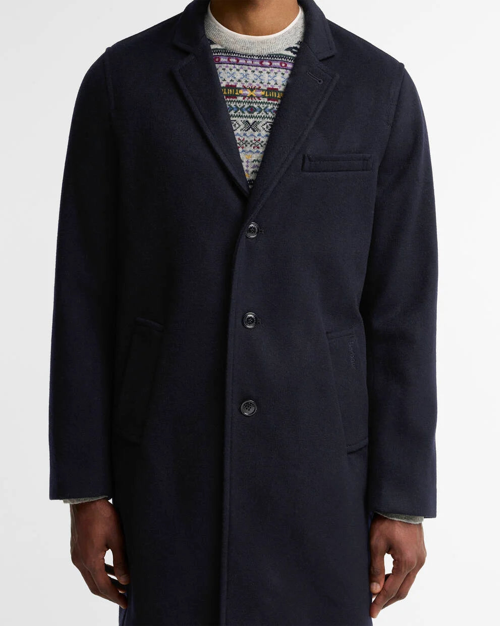 Barbour Cappotto in lana Umbridge leggermente aderente