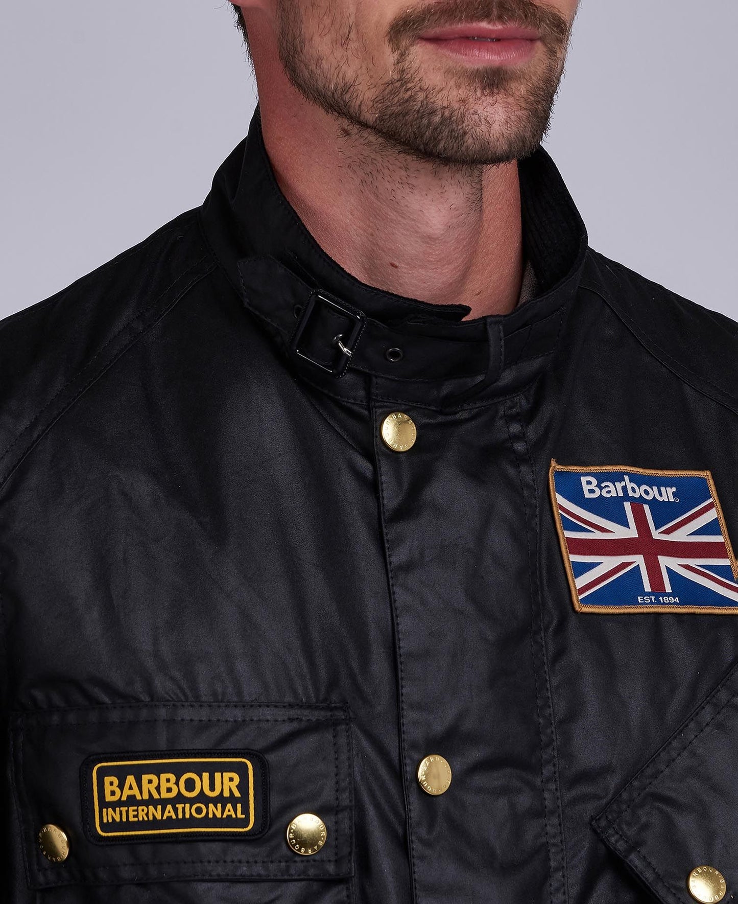 Barbour Giacca cerata Union Jack