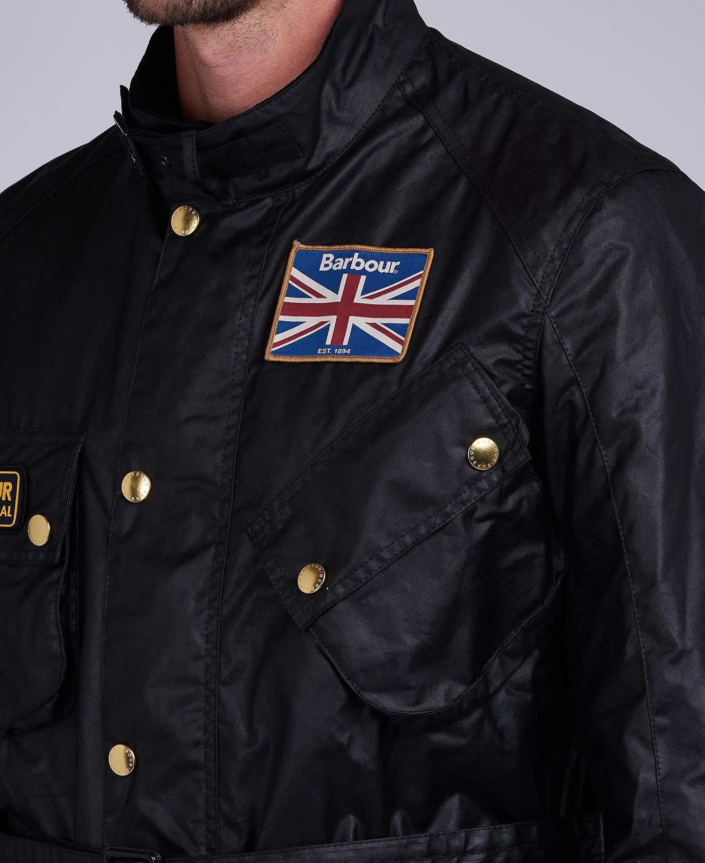 Barbour Giacca cerata Union Jack