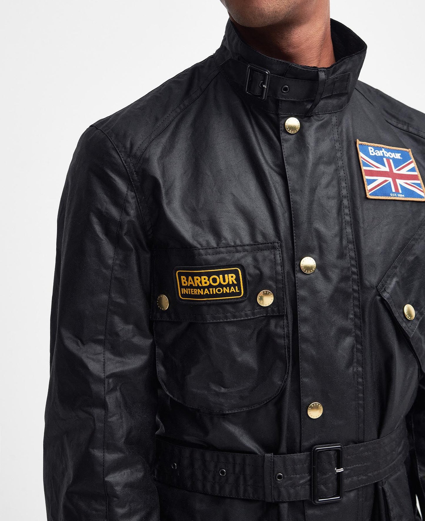 Barbour Giacca cerata Union Jack