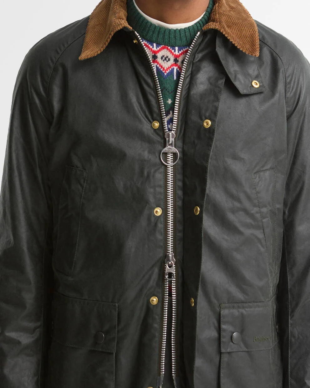 Barbour Festive Ashby Waxed Jacket