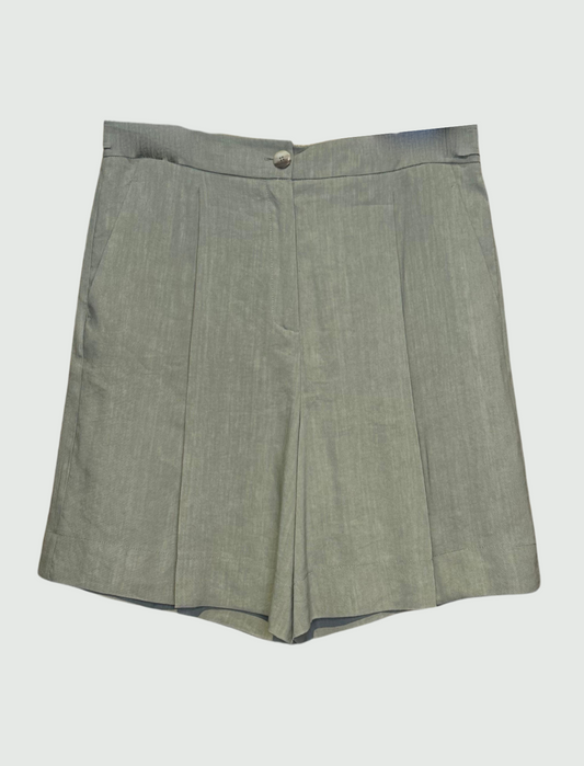 MARELLA Bermuda in viscosa e lino elasticizzati