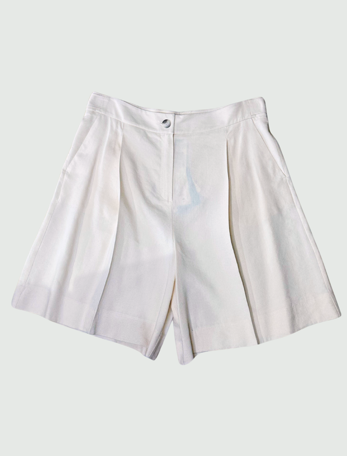 MARELLA Bermuda in viscosa e lino elasticizzati