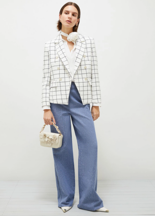 Marella Camicia in crepe con cintura a fiori 