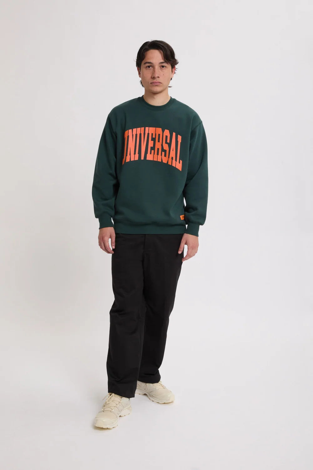 Universal Overall Pantaloni in twill dal taglio classico