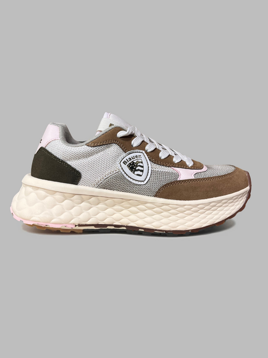 Blauer SNEAKER LYNN01-LEG cognac/taupe