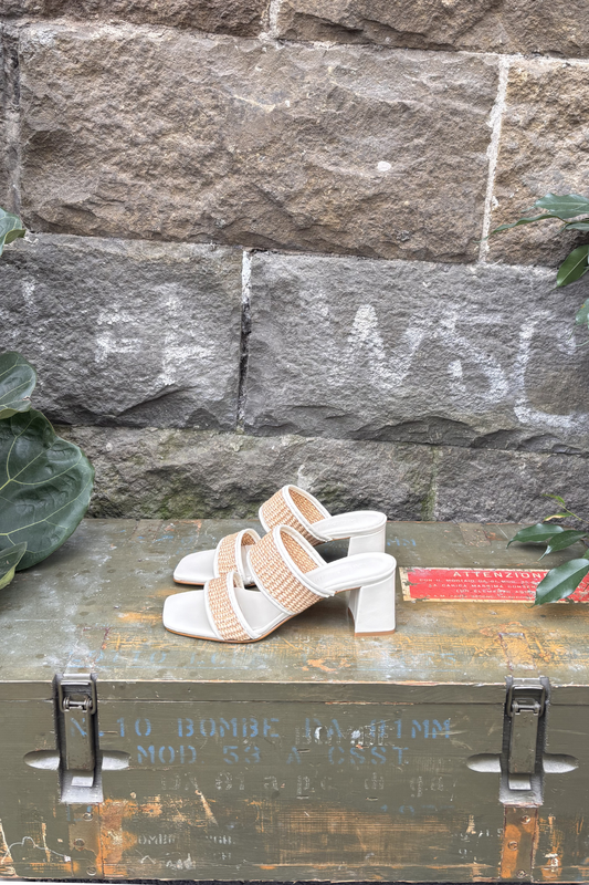 Sanda Tac 2 Fasce Raffia 840-90 off white