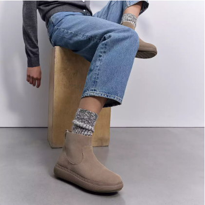 Fitflop iQ-COMFF Stivaletti in Camoscio con Zip