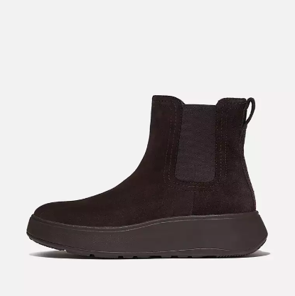 Fitflop F-MODE Stivali Chelsea in Camoscio Stitch