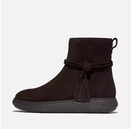 Fitflop iQ-COMFF Stivaletti Bassi in Camoscio con Nappe