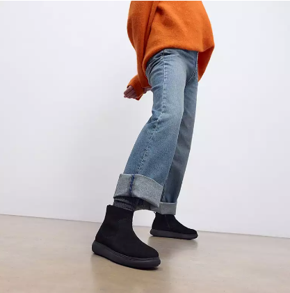 Fitflop iQ-COMFF Stivaletti in Camoscio con Zip