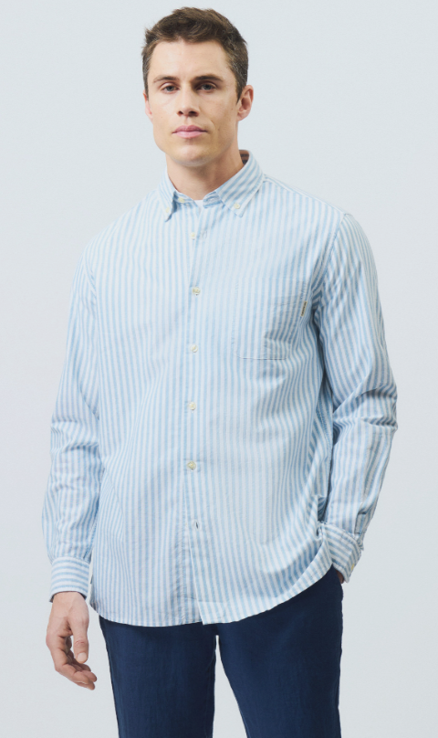 ROY ROGER'S Camicia oxford a righe