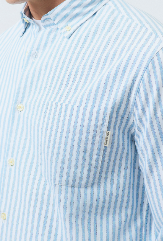 ROY ROGER'S Camicia oxford a righe