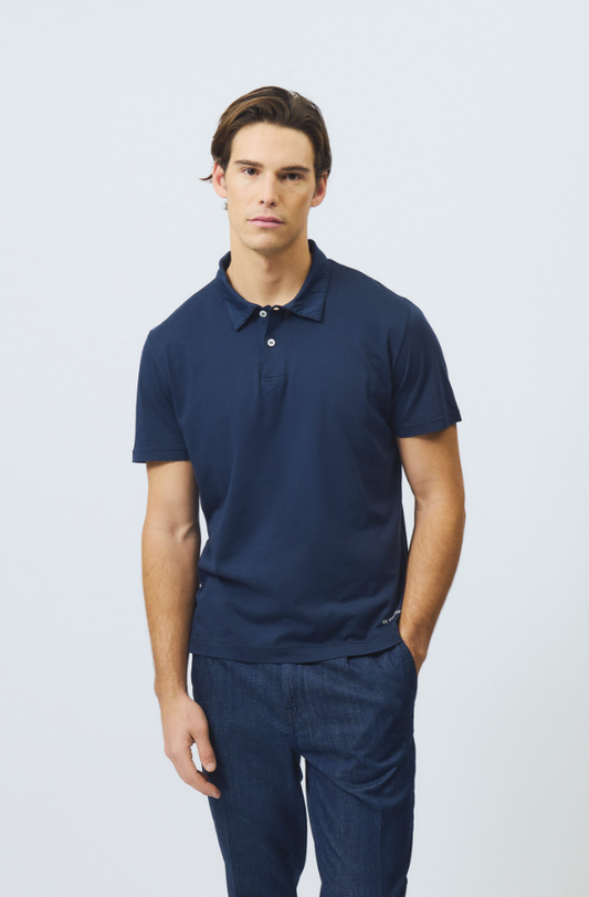 ROY ROGER'S Polo Supima Jersey