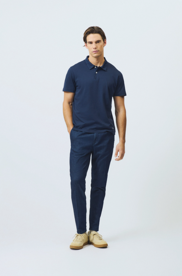 ROY ROGER'S Polo Supima Jersey