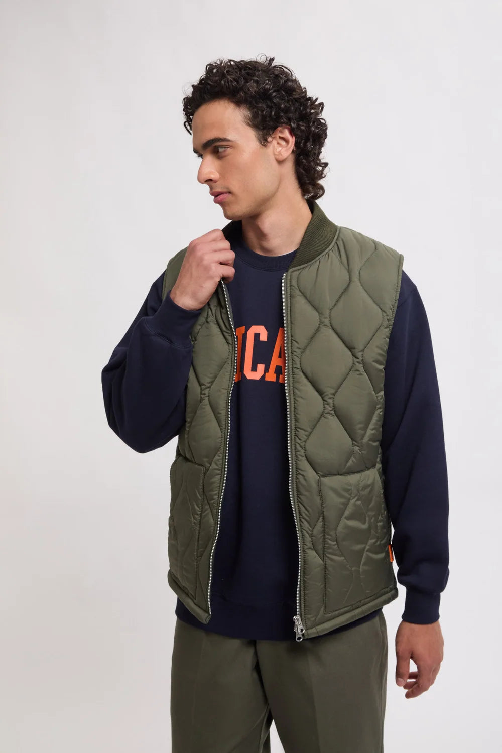 Universal Overall Gilet trapuntato