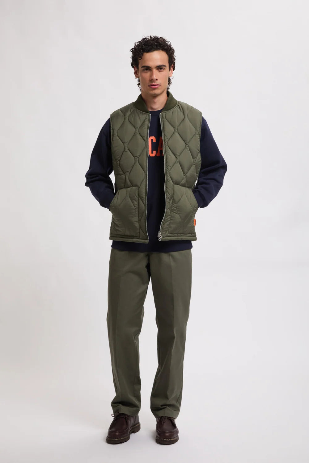 Universal Overall Gilet trapuntato