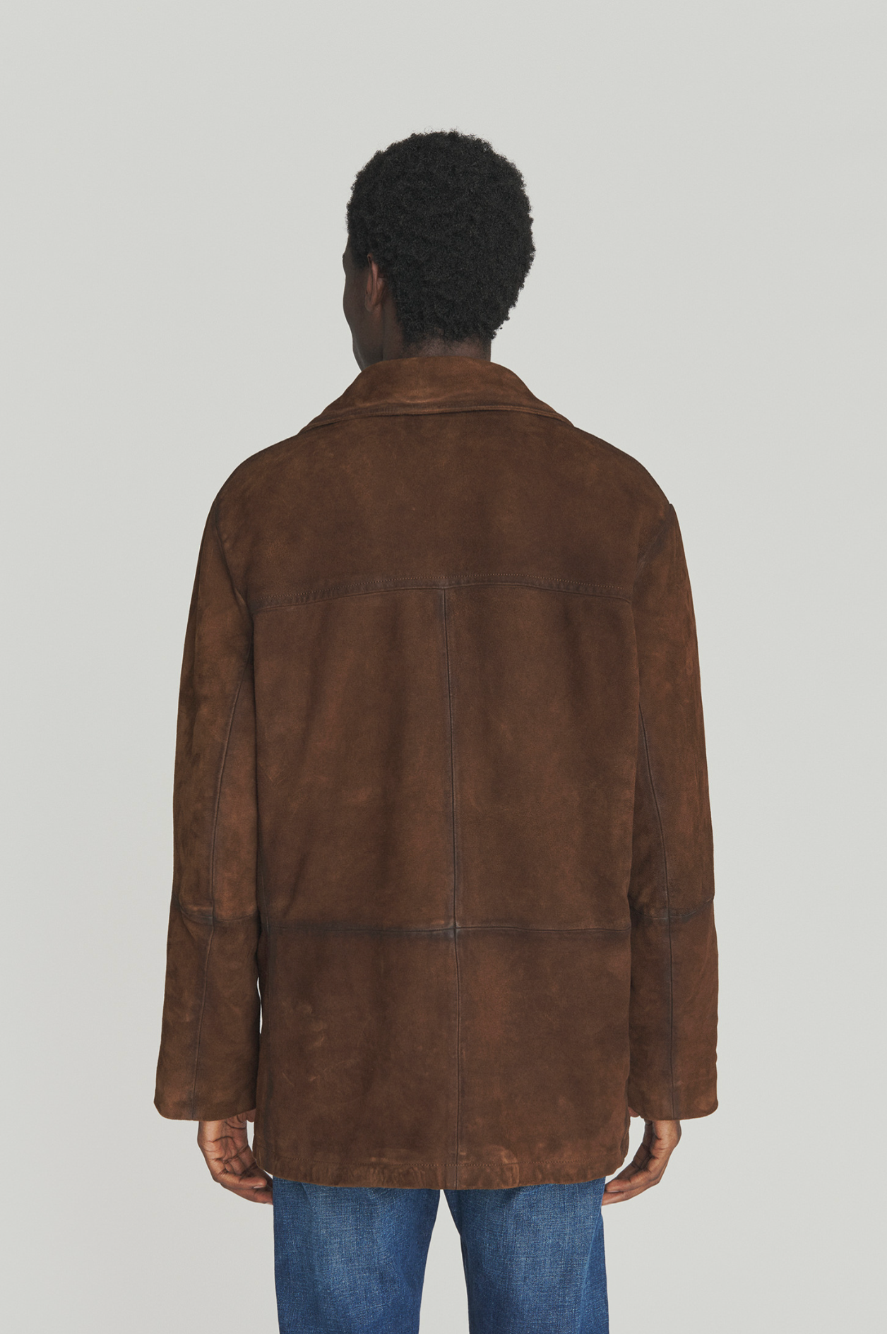 Roy Roger's Vintage effect suede Peacot