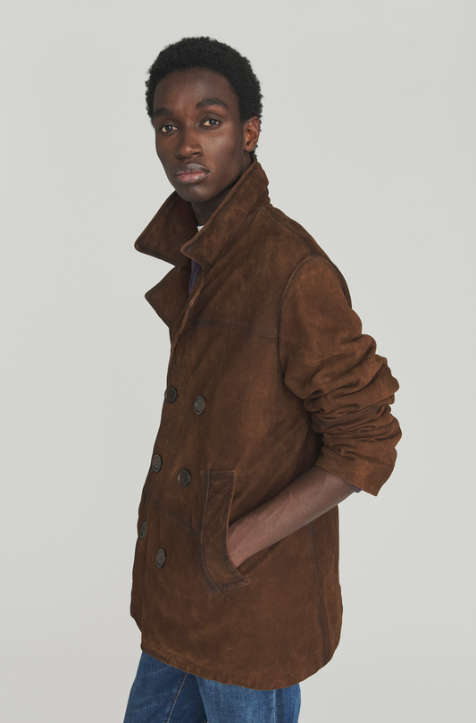 Roy Roger's Vintage effect suede Peacot