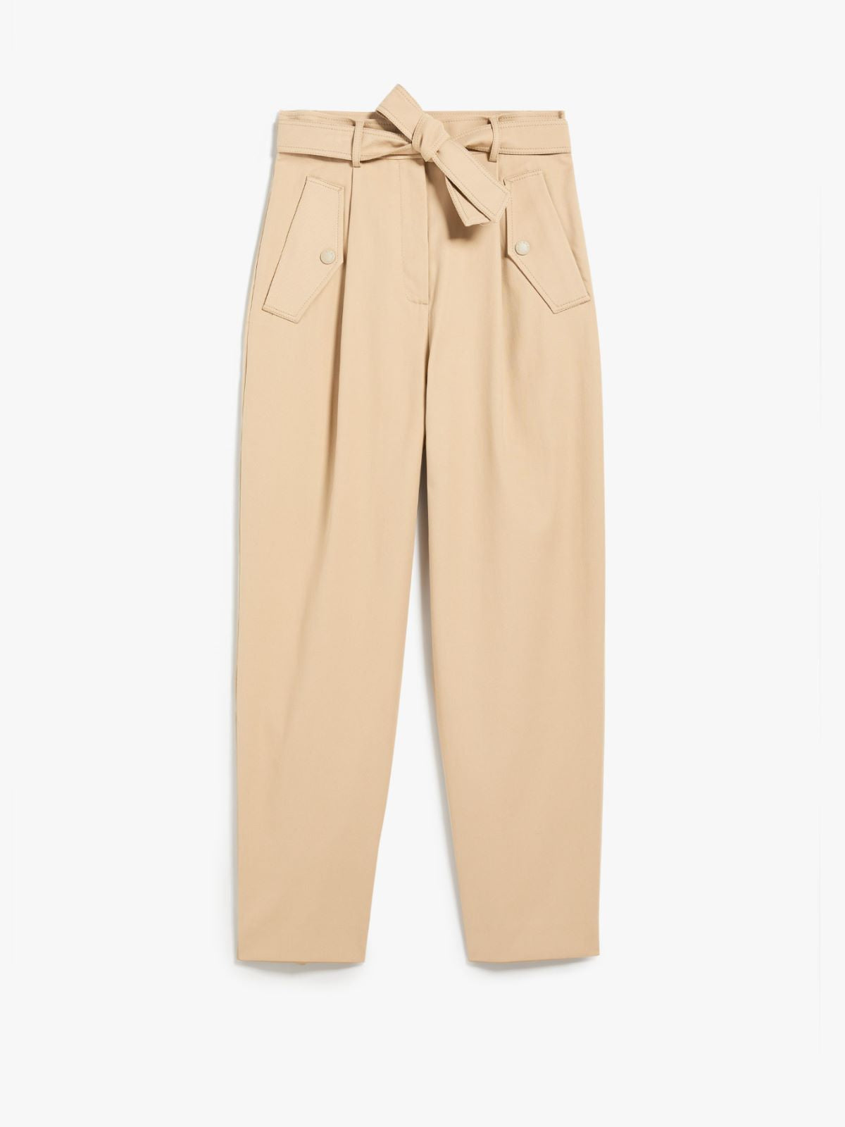 WeekEnd Max Mara pantalone CARROT FIT in cotone