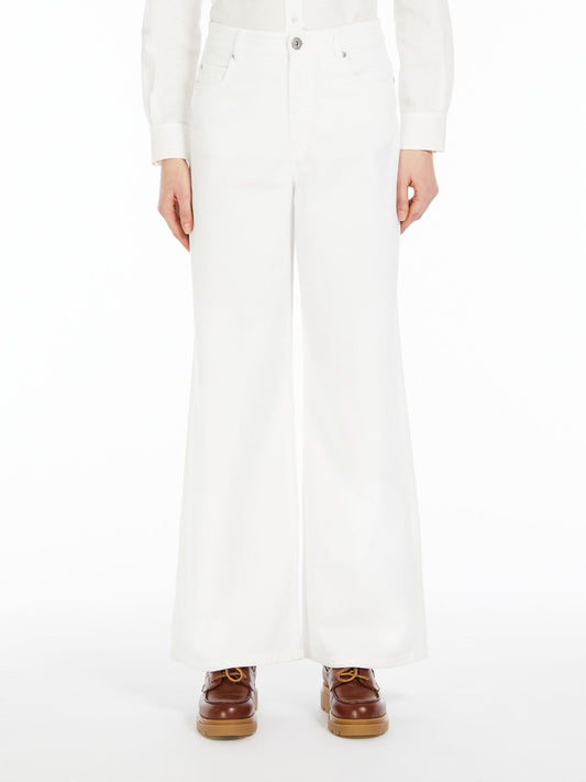 WeekEnd Max Mara pantalone cropped in cotone