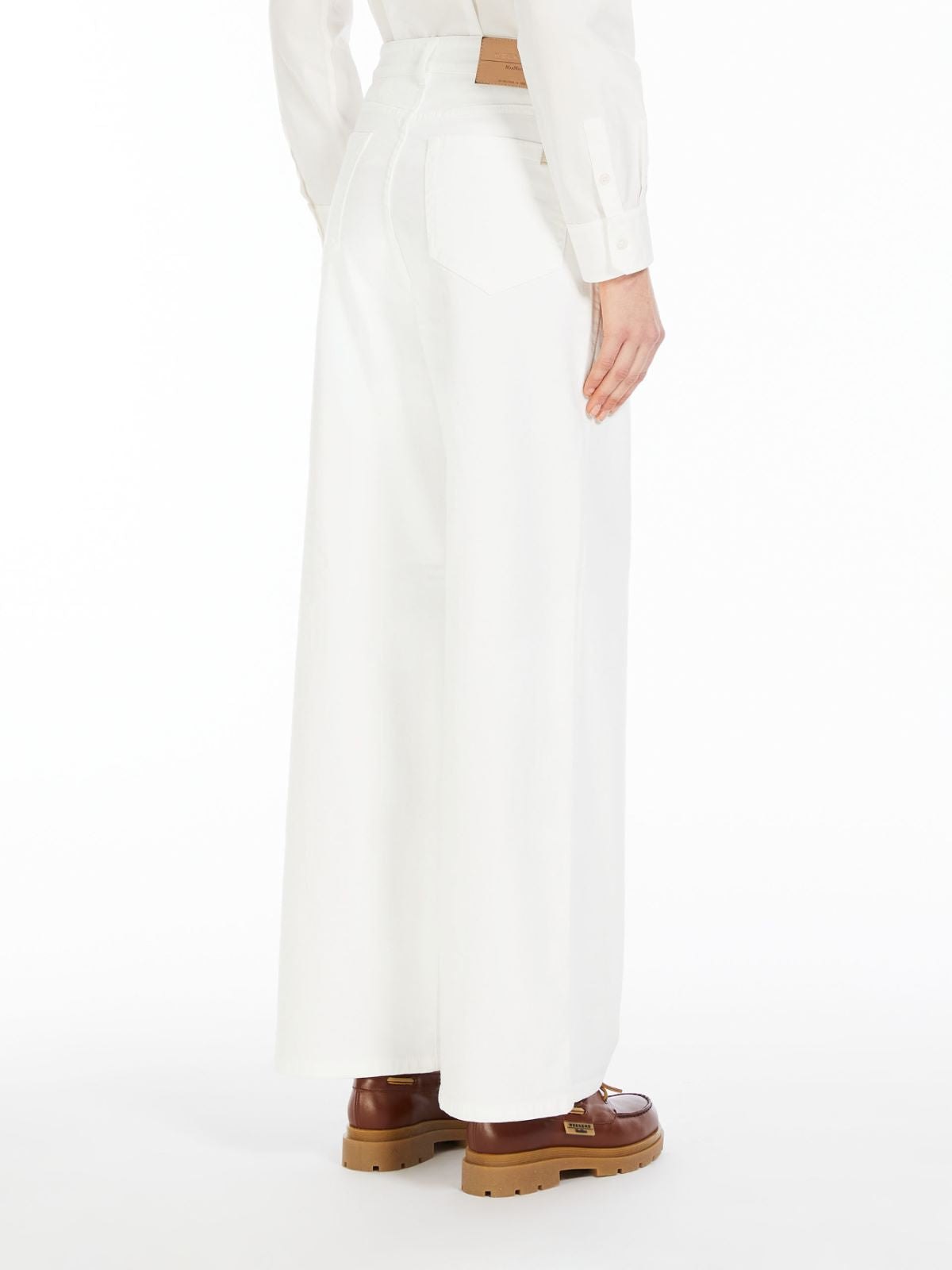 WeekEnd Max Mara pantalone cropped in cotone