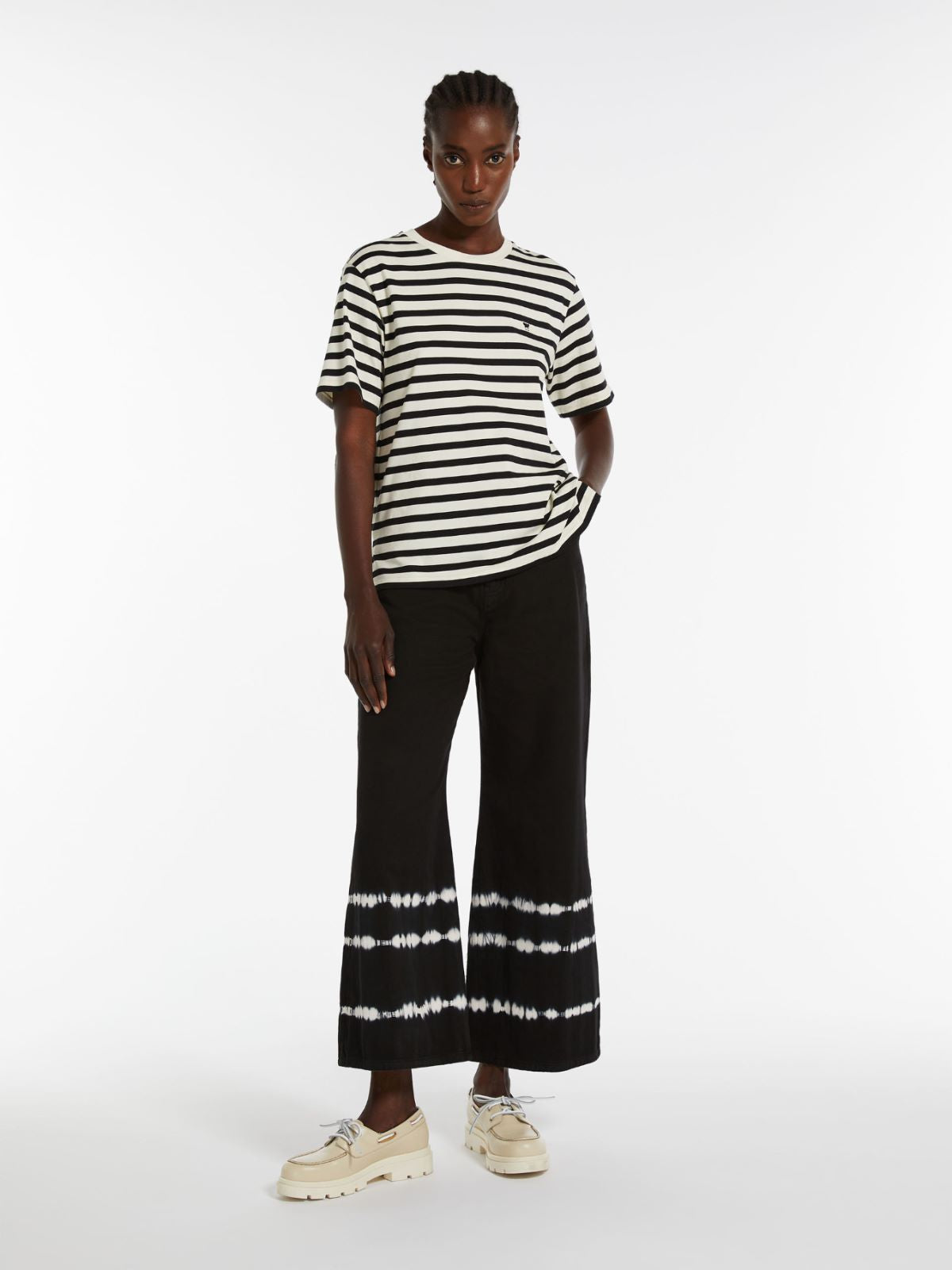 WeekEnd Max Mara pantalone in cotone TIE & DYE