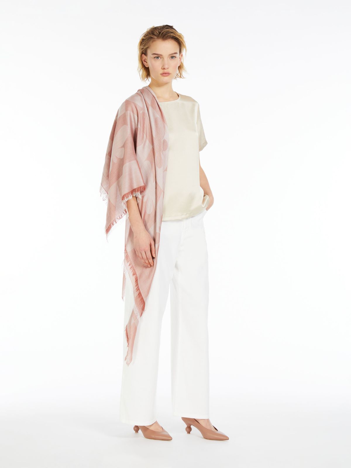 WeekEnd Max Mara t-shirt in raso tecnico e jersey