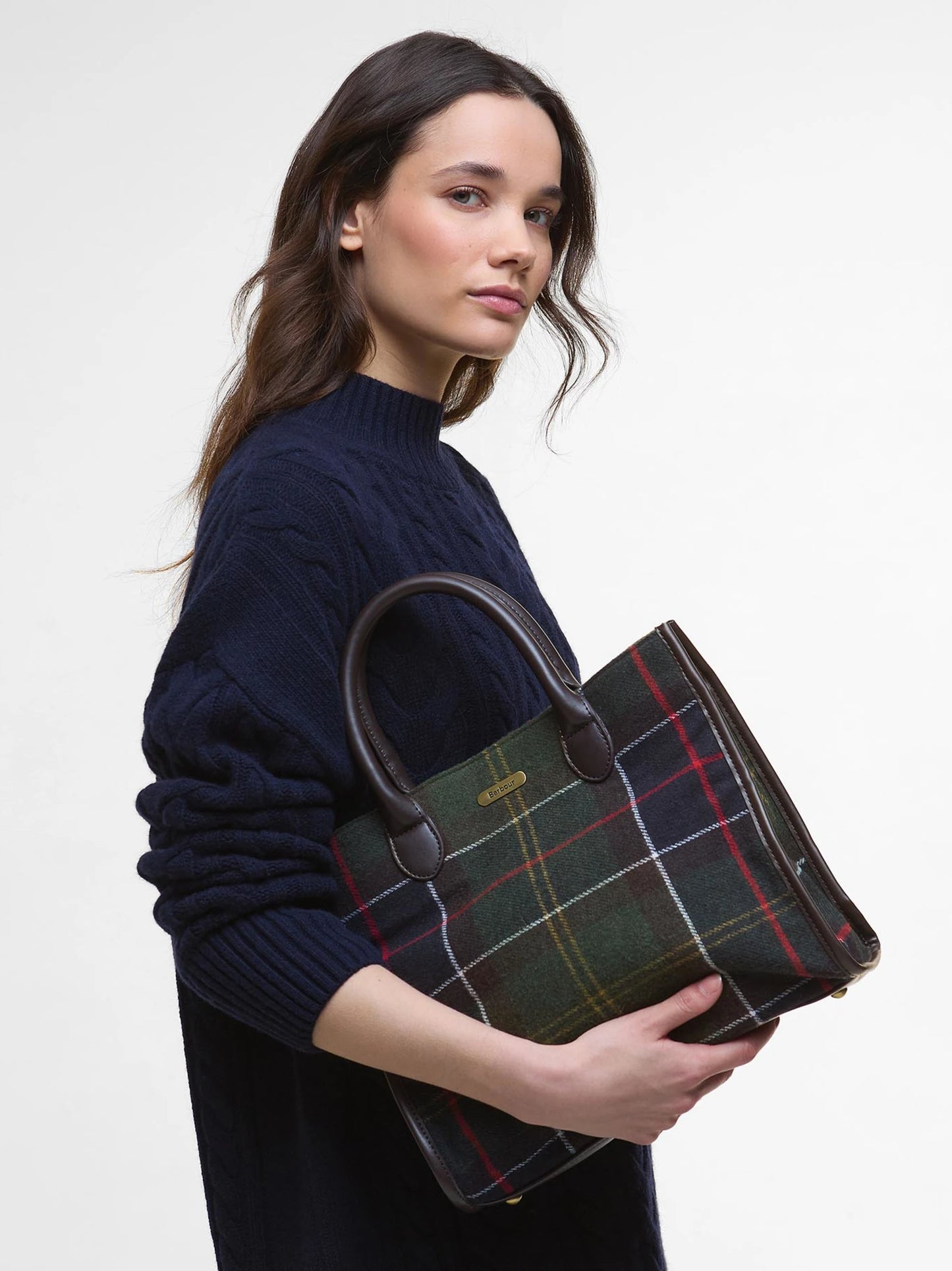 Barbour Borsa Tote Barrhill in Tartan