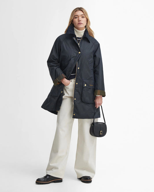 Barbour Giacca Cerata Lunga Beadnell